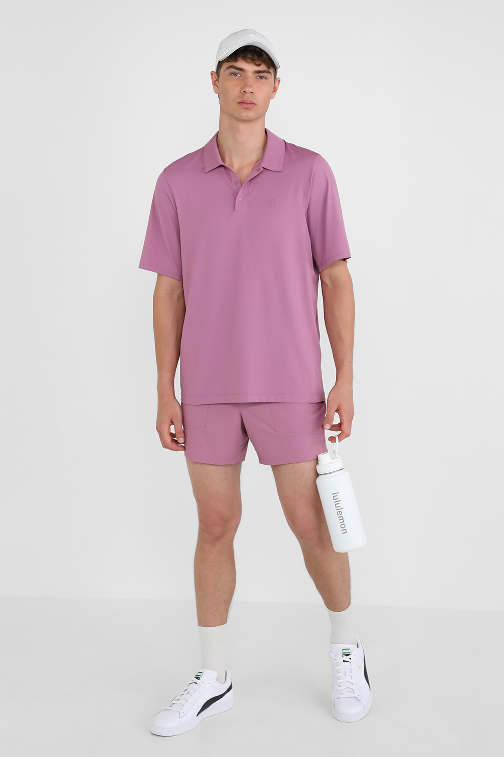 Snap Front Performance Short-Sleeve Polo